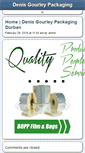 Mobile Screenshot of denisgourleypackaging.com