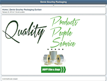 Tablet Screenshot of denisgourleypackaging.com